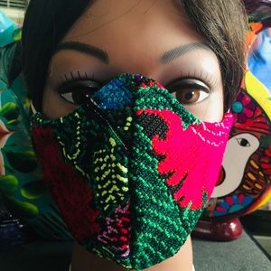 “Authentic Mexican” handmade embroidered facemask!